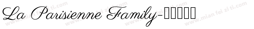 La Parisienne Family字体转换
